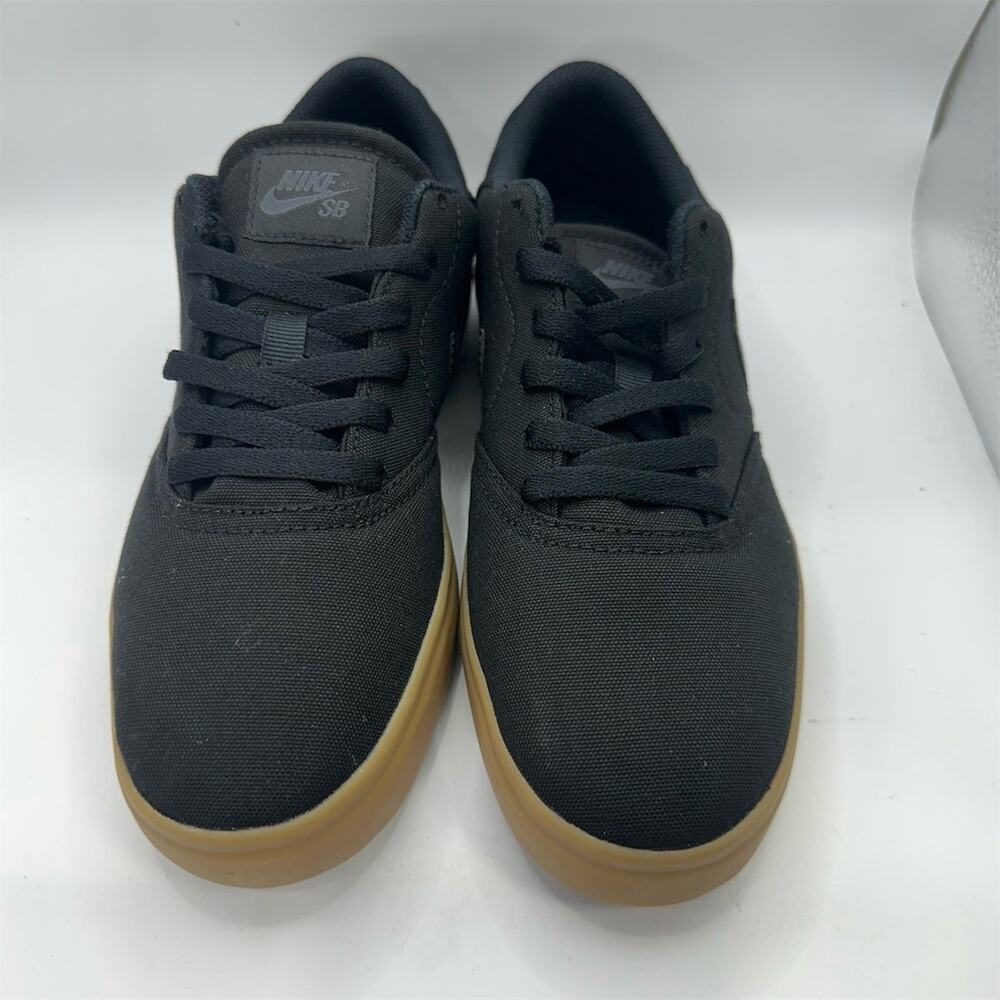 Nike SB Check Canvas Skate Shoes Black Gum Low Top Lace Up | Youth 7 / 8.5W - Picture 4 of 8
